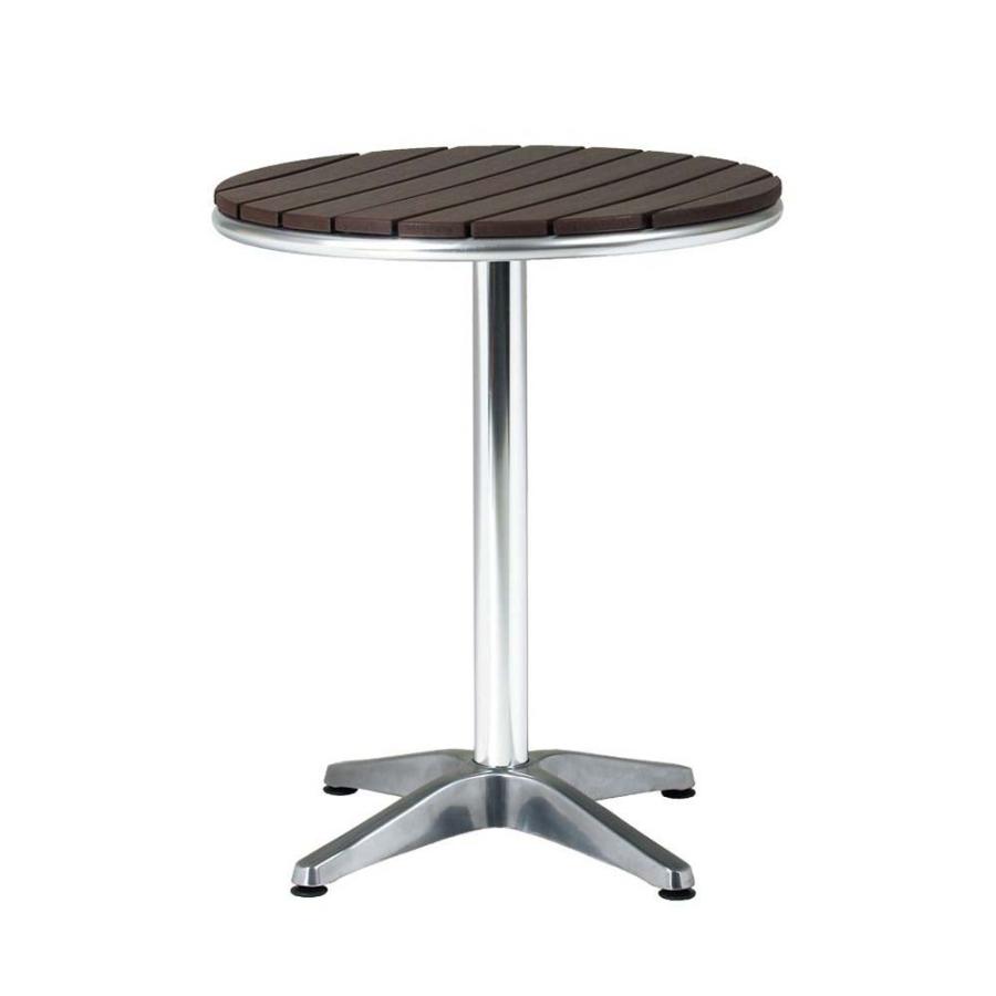 【車上渡し】ミヅシマ工業 アルミテーブル＆チェア テーブル・アルミ+樹脂  (3820110)